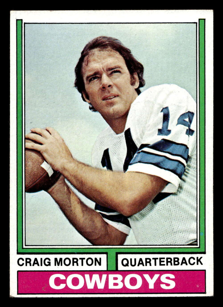1974 Topps #161 Craig Morton Ex-Mint  ID: 485341