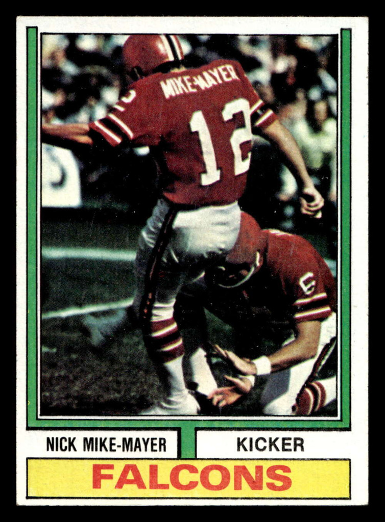 1974 Topps #186 Nick Mike-Mayer Ex-Mint 