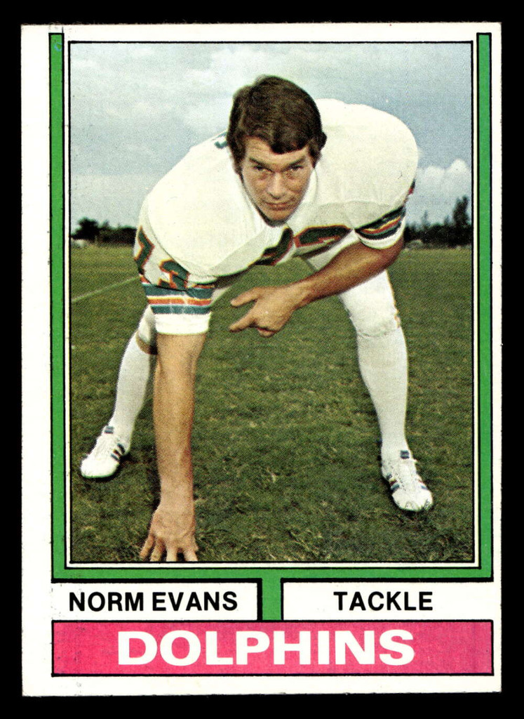 1974 Topps #278 Norm Evans Ex-Mint  ID: 485638