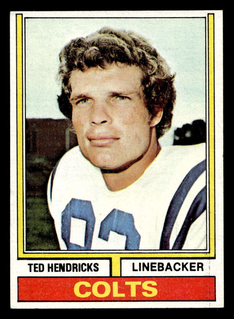 1974 Topps #385 Ted Hendricks Ex-Mint  ID: 485988