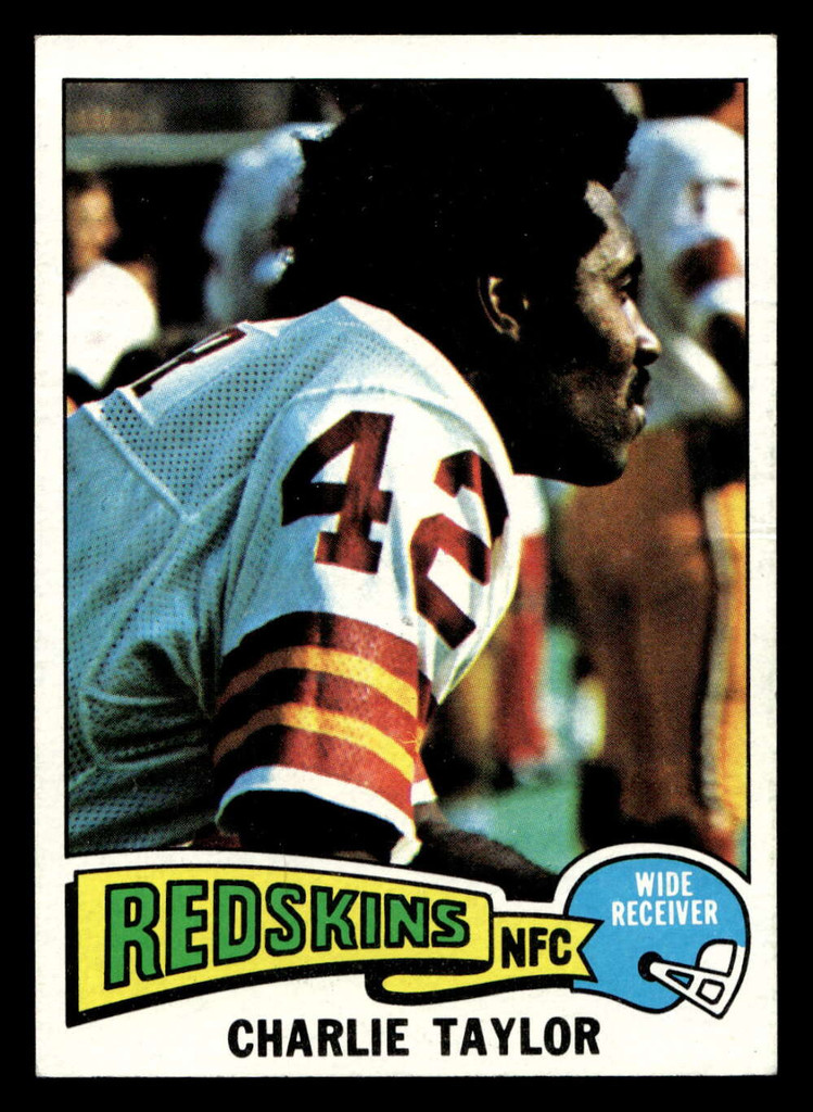 1975 Topps #20 Charley Taylor UER Very Good  ID: 486384