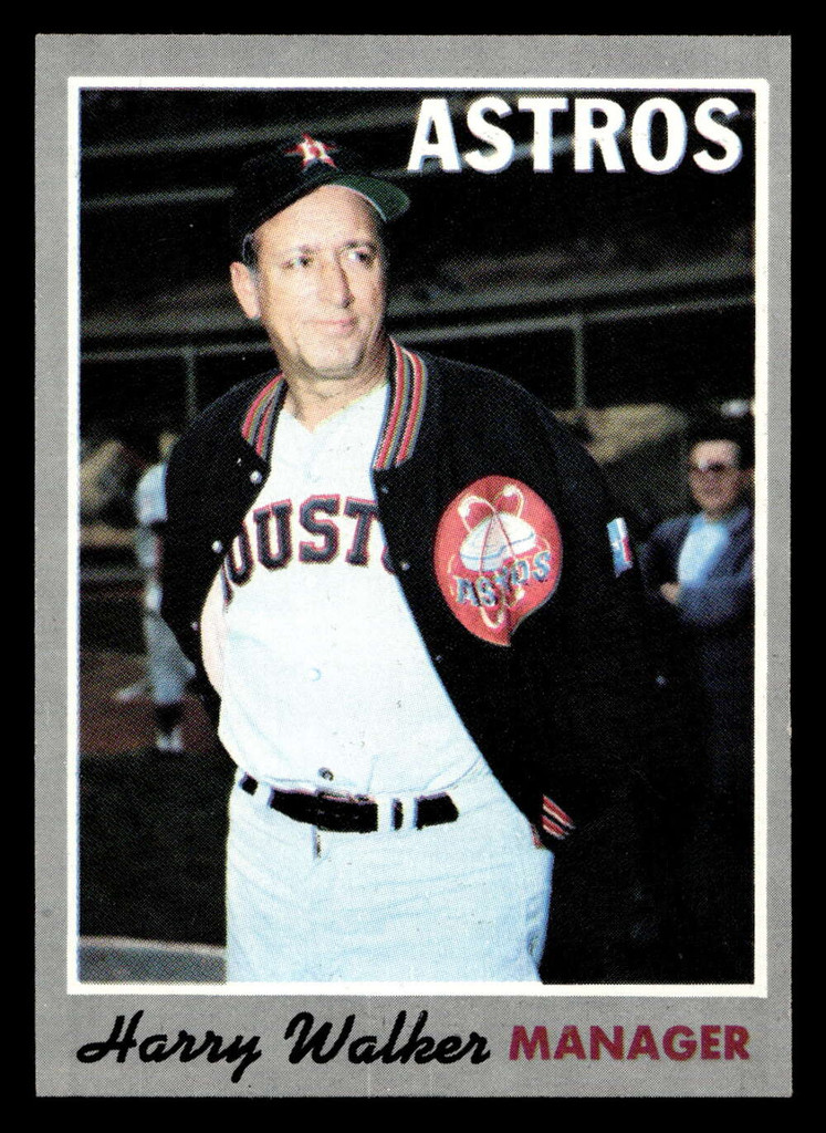 1970 Topps #32 Harry Walker Manager Near Mint+  ID: 486675
