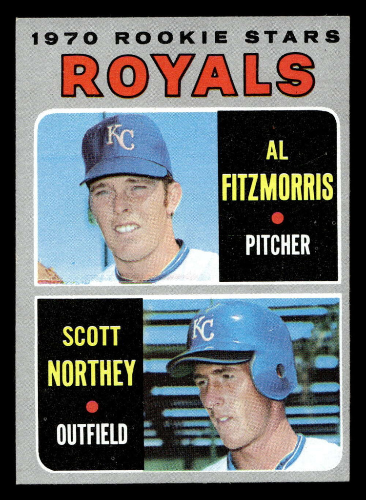 1970 Topps #241 Al Fitzmorris/Scott Northey Near Mint+ RC Rookie  ID: 487119