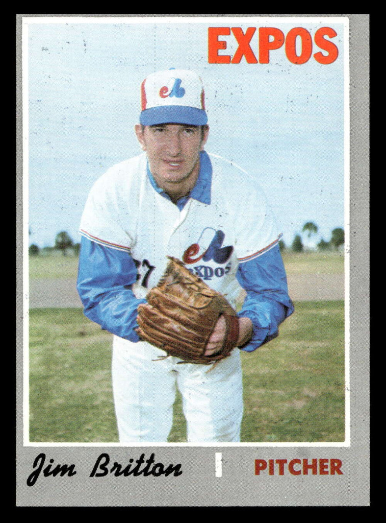 1970 Topps #646 Jim Britton Ex-Mint  ID: 487584