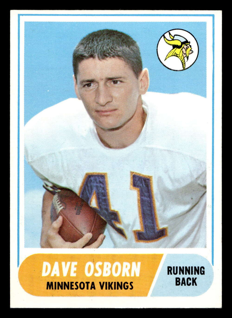 1968 Topps #29 Dave Osborn Near Mint RC Rookie  ID: 488041