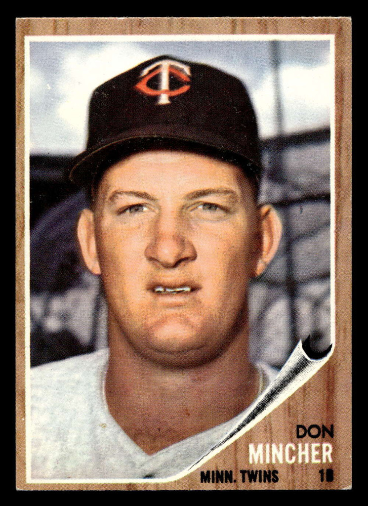 1962 Topps #386 Don Mincher Ex-Mint  ID: 489384