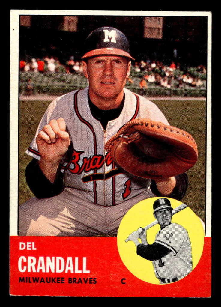 1963 Topps #460 Del Crandall Ex-Mint  ID: 489619
