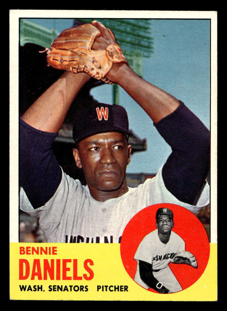 1963 Topps #497 Bennie Daniels Excellent+  ID: 489676