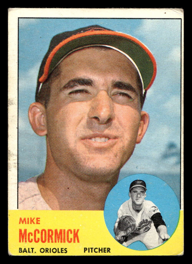1963 Topps #563 Mike McCormick Very Good 