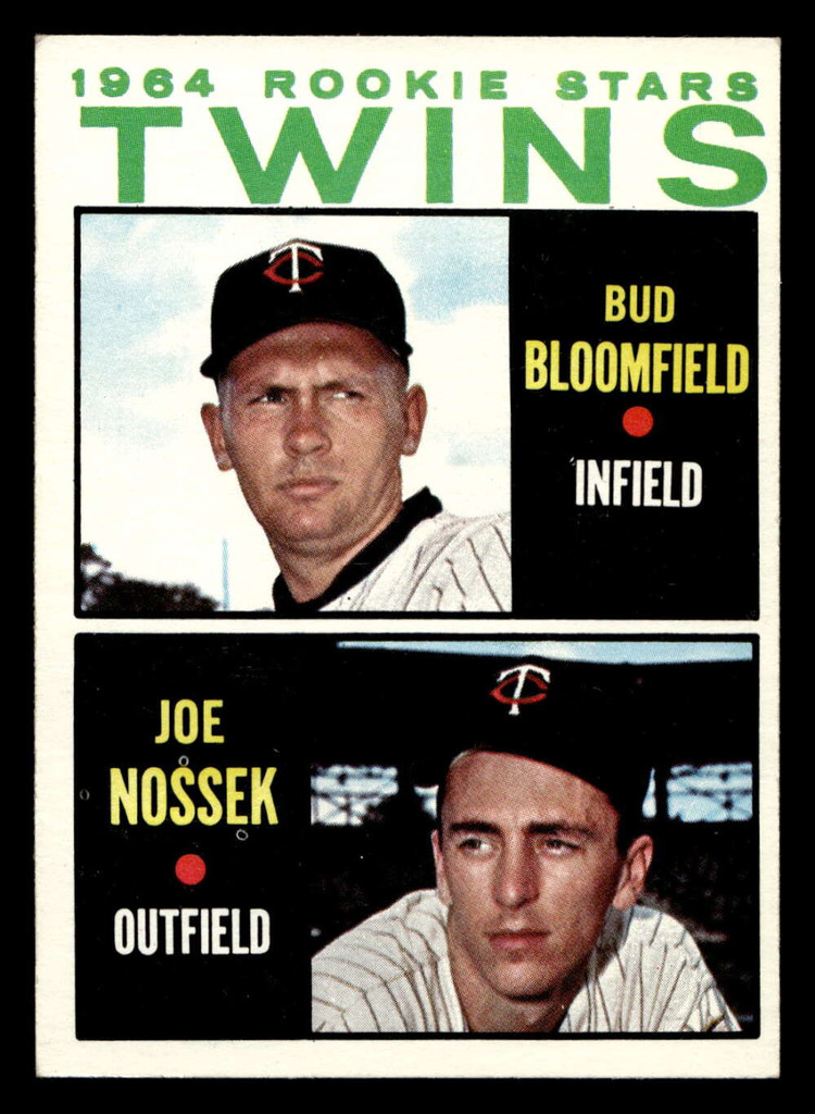 1964 Topps #532 Bud Bloomfield/Joe Nossek Twins Rookies Ex-Mint RC Rookie High# 