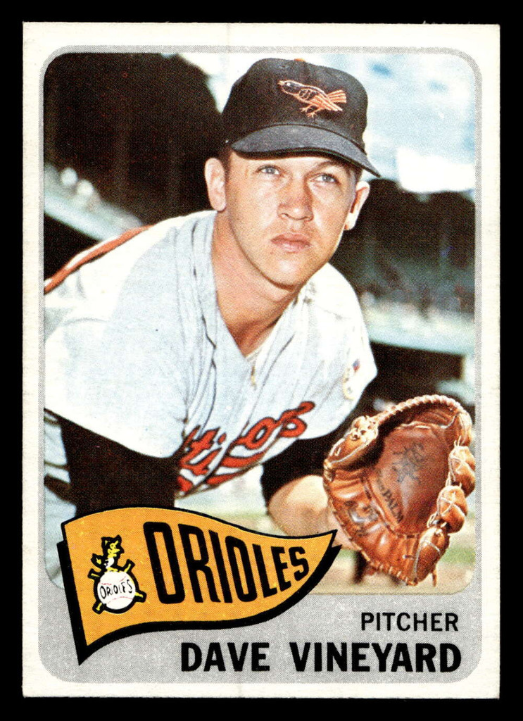 1965 Topps #169 Dave Vineyard Ex-Mint RC Rookie  ID: 490823