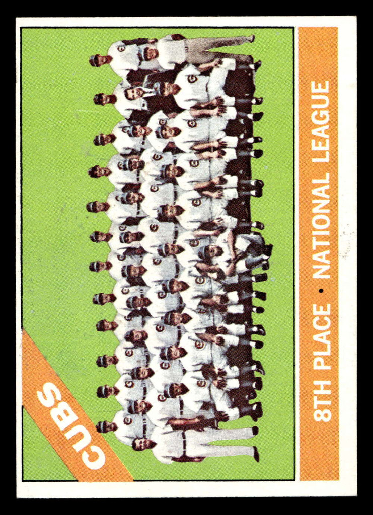 1966 Topps #204 Cubs Team Ex-Mint  ID: 492008