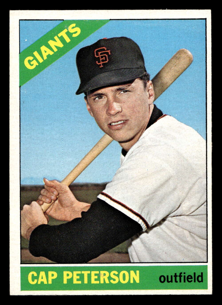 1966 Topps #349 Cap Peterson Near Mint miscut 