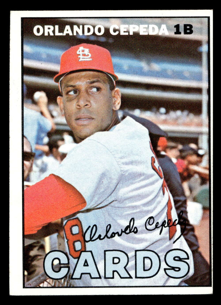 1967 Topps #20 Orlando Cepeda Excellent  ID: 492900