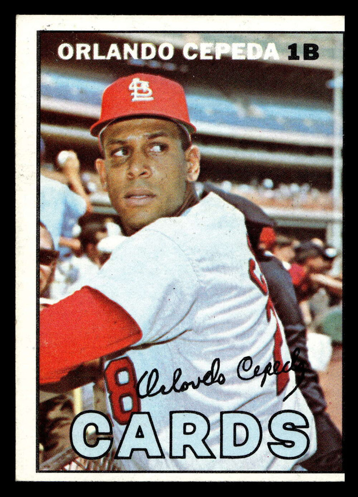 1967 Topps #20 Orlando Cepeda Excellent  ID: 492901