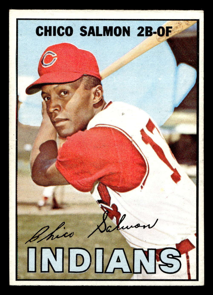 1967 Topps #43 Chico Salmon Ex-Mint  ID: 492963