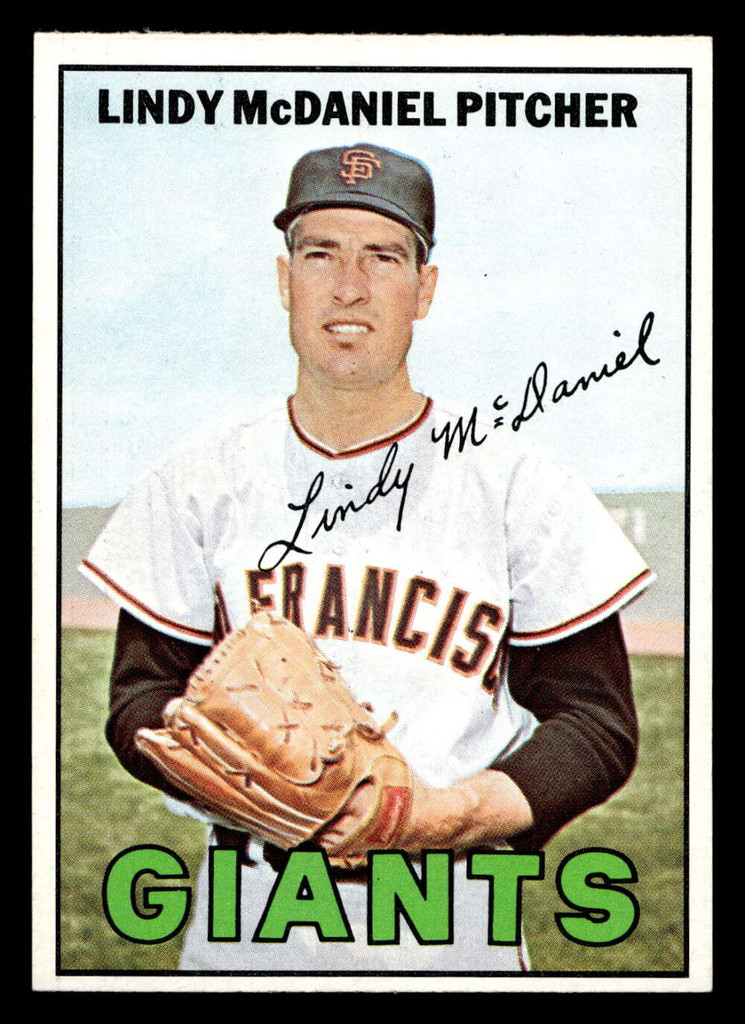 1967 Topps #46 Lindy McDaniel Near Mint+  ID: 492971