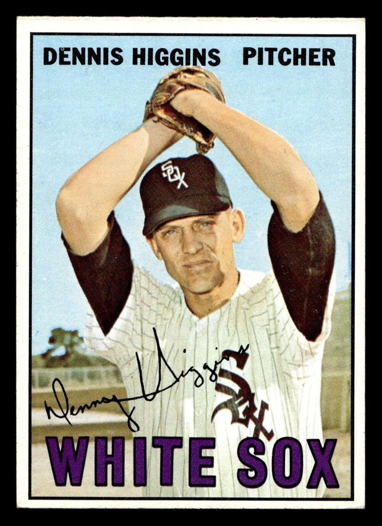 1967 Topps #52 Dennis Higgins Near Mint  ID: 492991