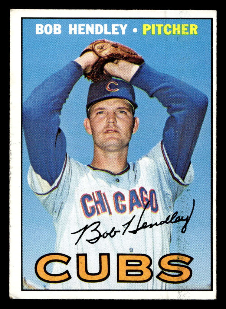 1967 Topps #256 Bob Hendley Ex-Mint  ID: 493444