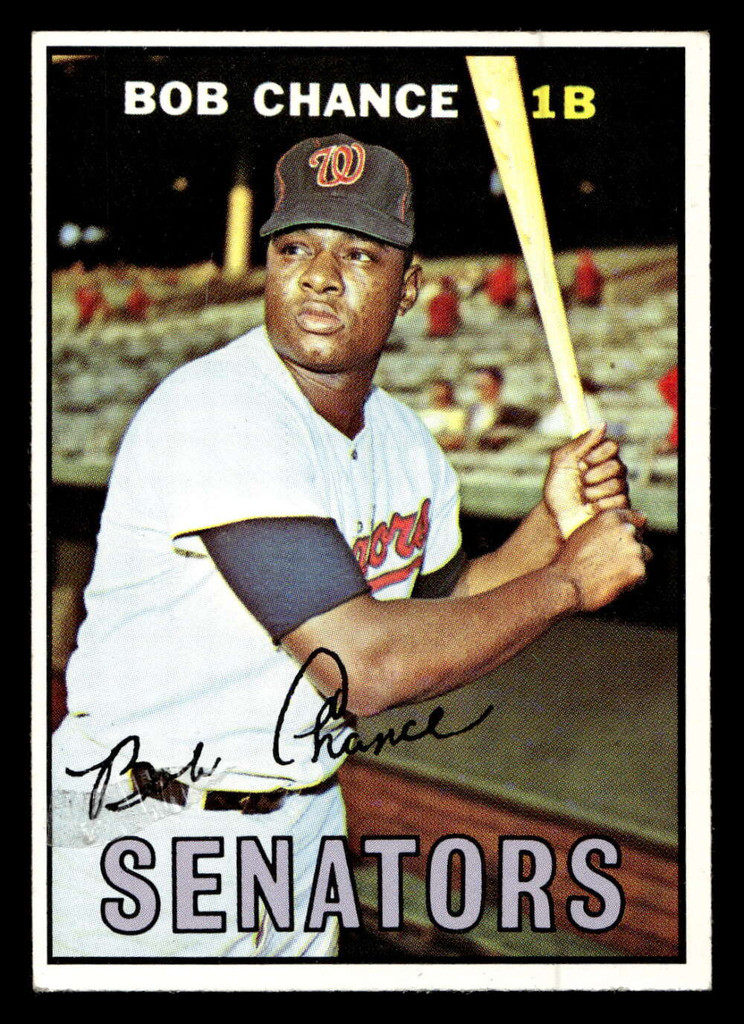 1967 Topps #349 Bob Chance Good 