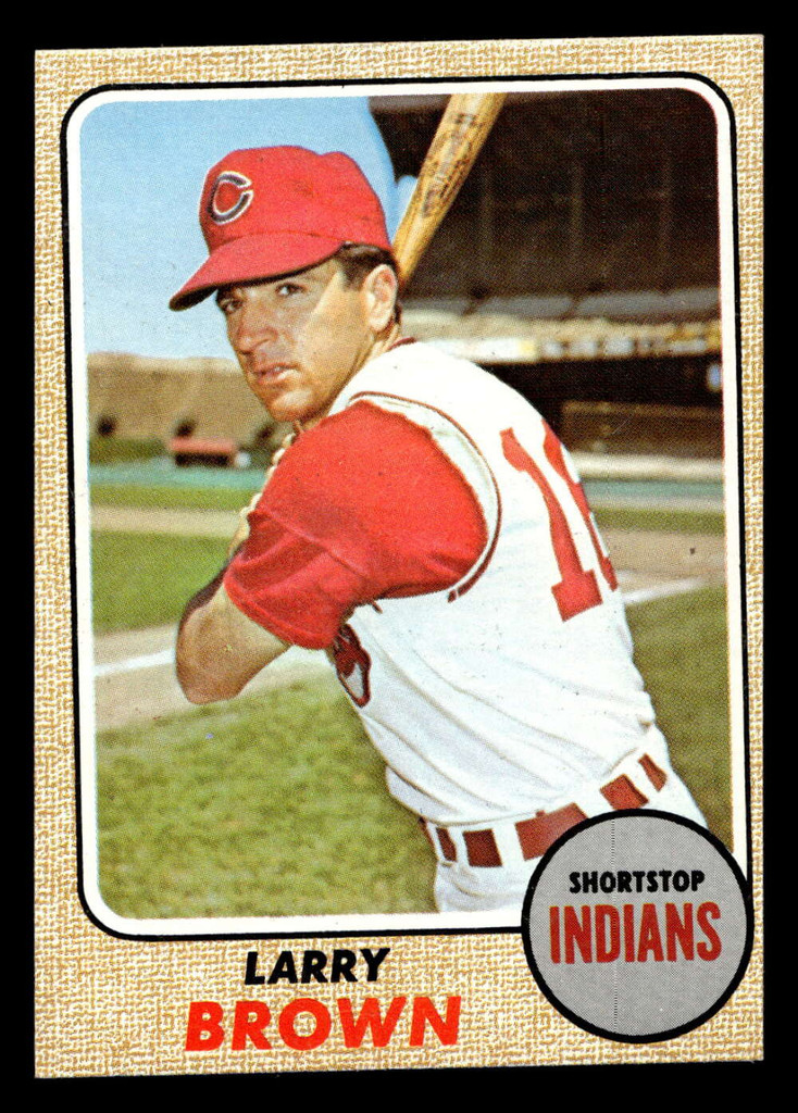 1968 Topps #197 Larry Brown Near Mint  ID: 494209