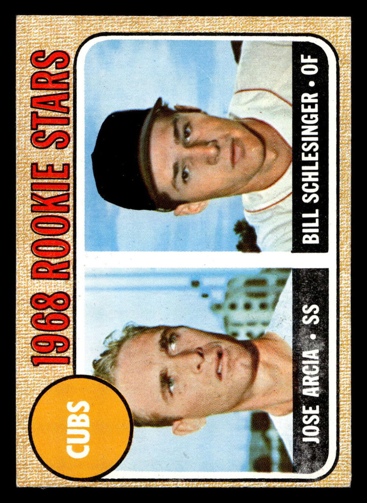 1968 Topps #258 Jose Arcia/Bill Schlesinger Near Mint RC Rookie  ID: 494292