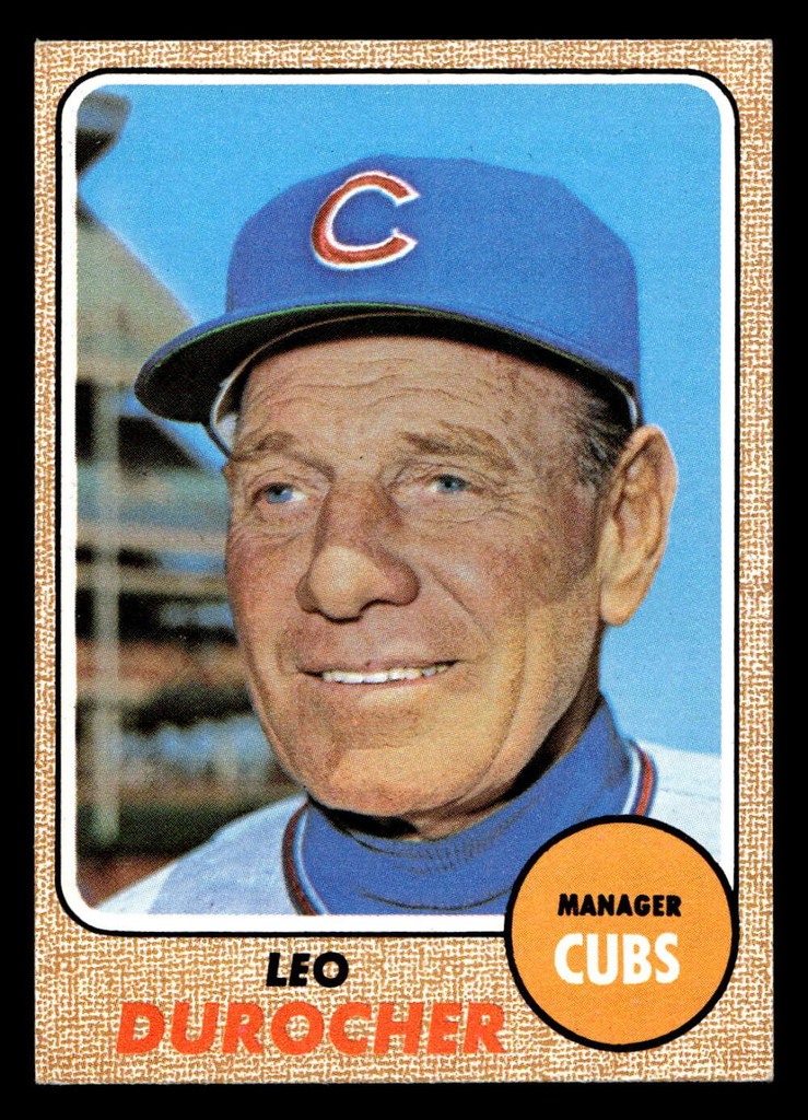1968 Topps #321 Leo Durocher MG Near Mint  ID: 494381
