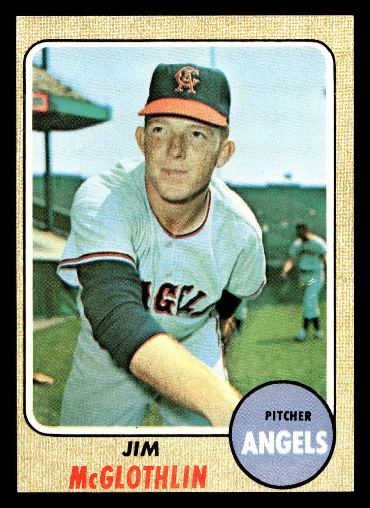 1968 Topps #493 Jim McGlothlin Near Mint  ID: 494630