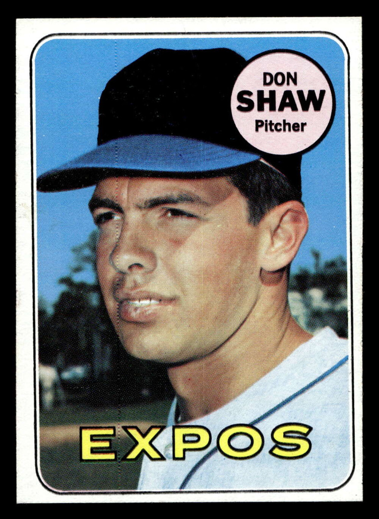 1969 Topps #183 Don Shaw Near Mint  ID: 495142