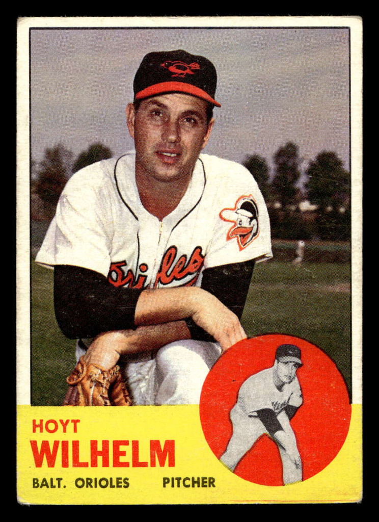 1963 Topps #108 Hoyt Wilhelm Excellent  ID: 496011