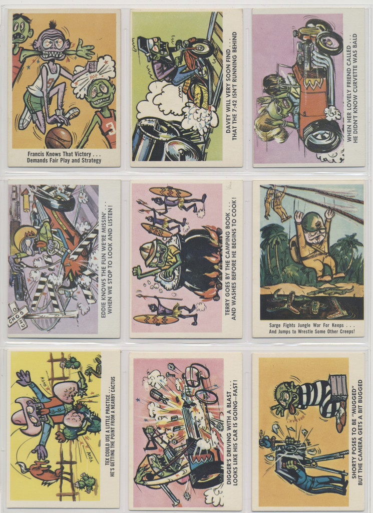 1965 Fleer Weird-ohs Lot of 55/66  #*sku37768