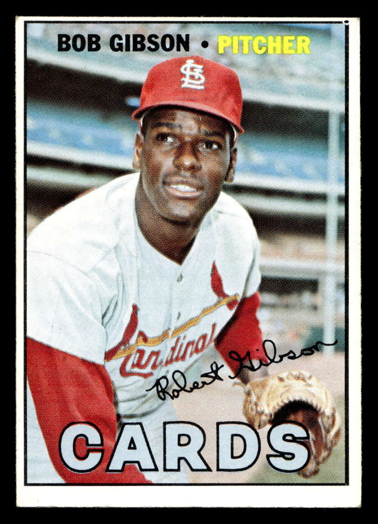 1967 Topps #210 Bob Gibson Excellent+  ID: 496309