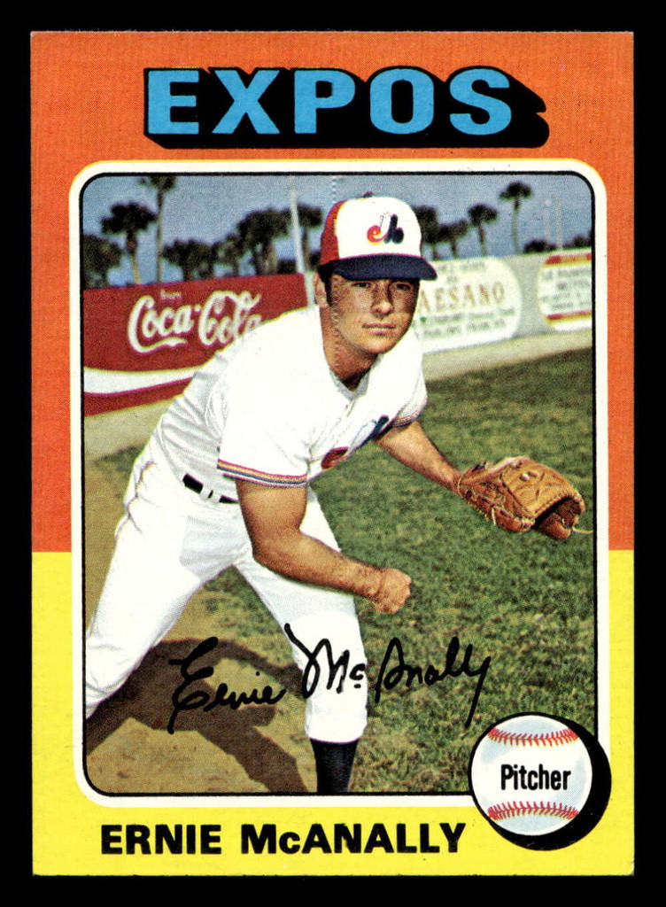 1975 Topps Mini #318 Ernie McAnally Ex-Mint 