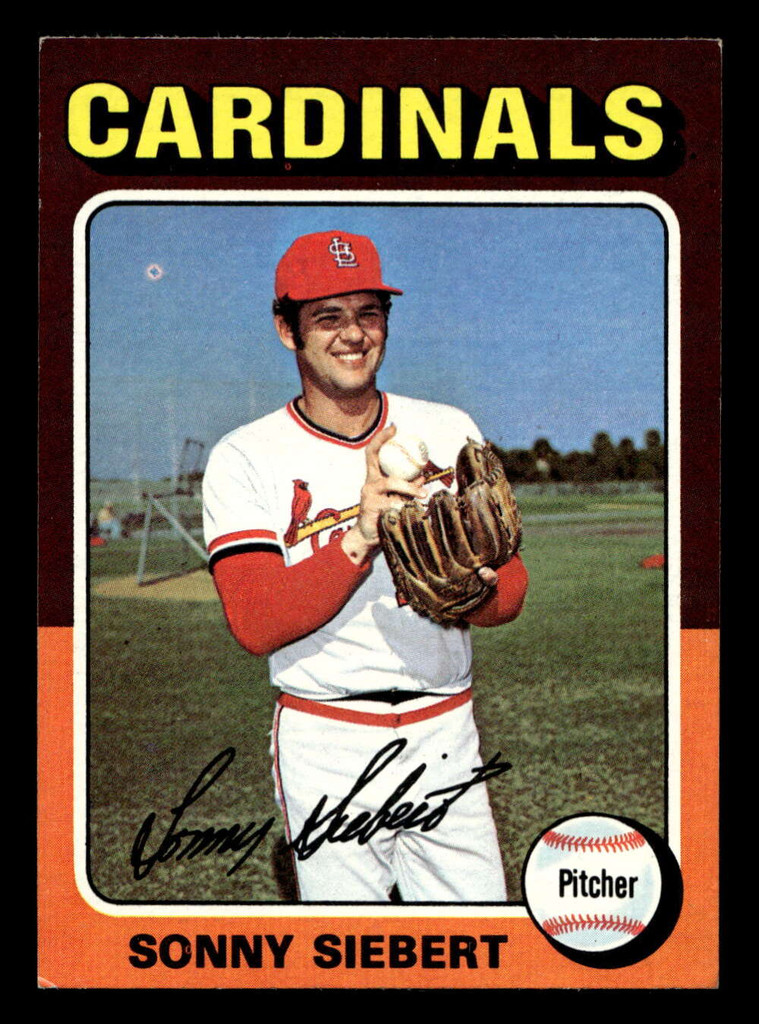 1975 Topps Mini #328 Sonny Siebert Ex-Mint  ID: 496676