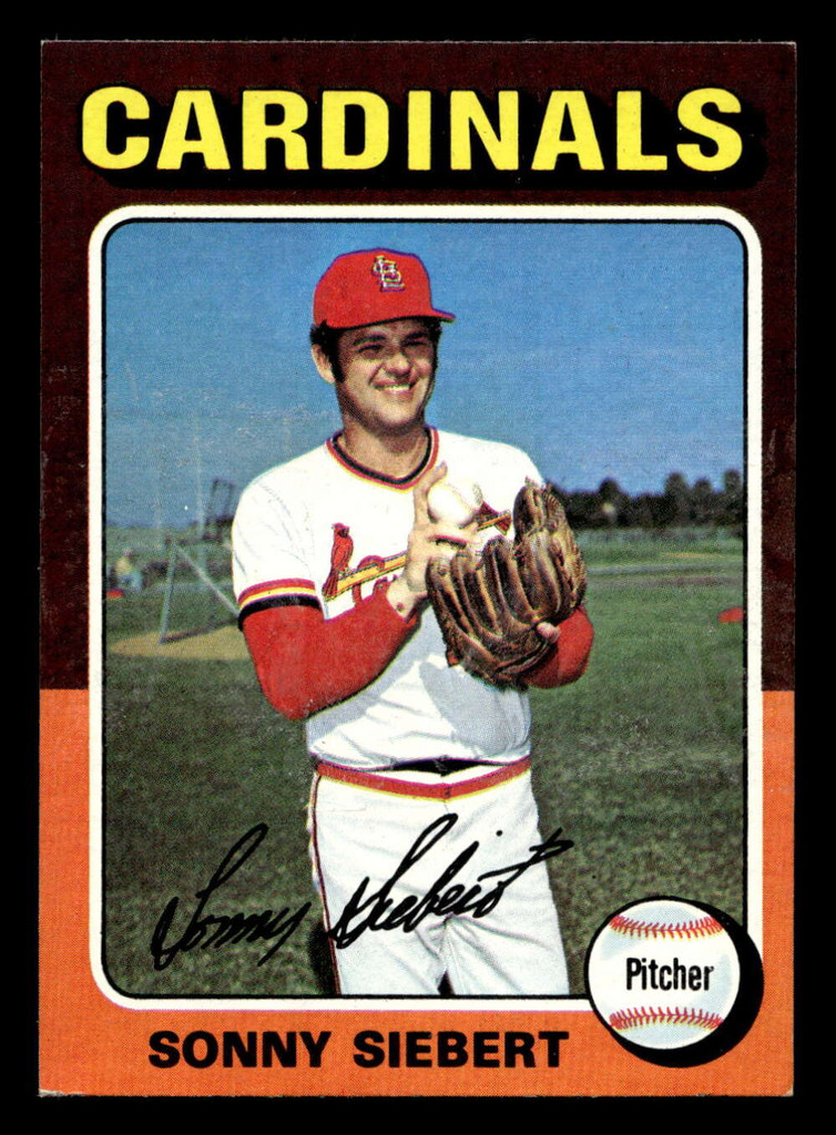 1975 Topps Mini #328 Sonny Siebert Ex-Mint  ID: 496677