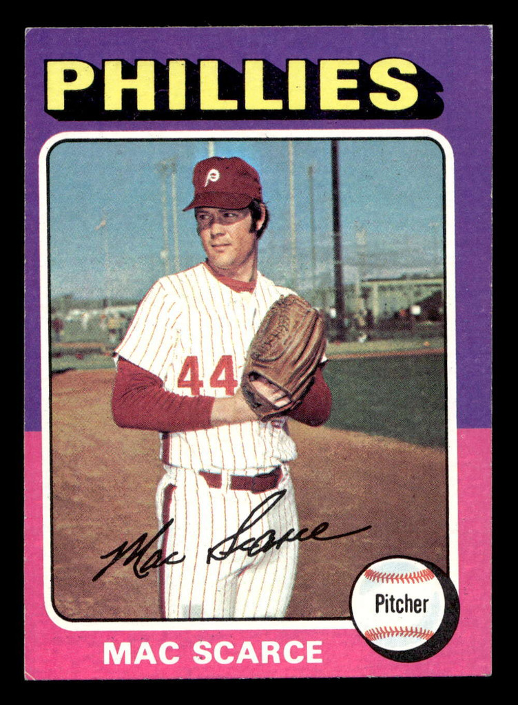 1975 Topps Mini #527 Mac Scarce Excellent+ 