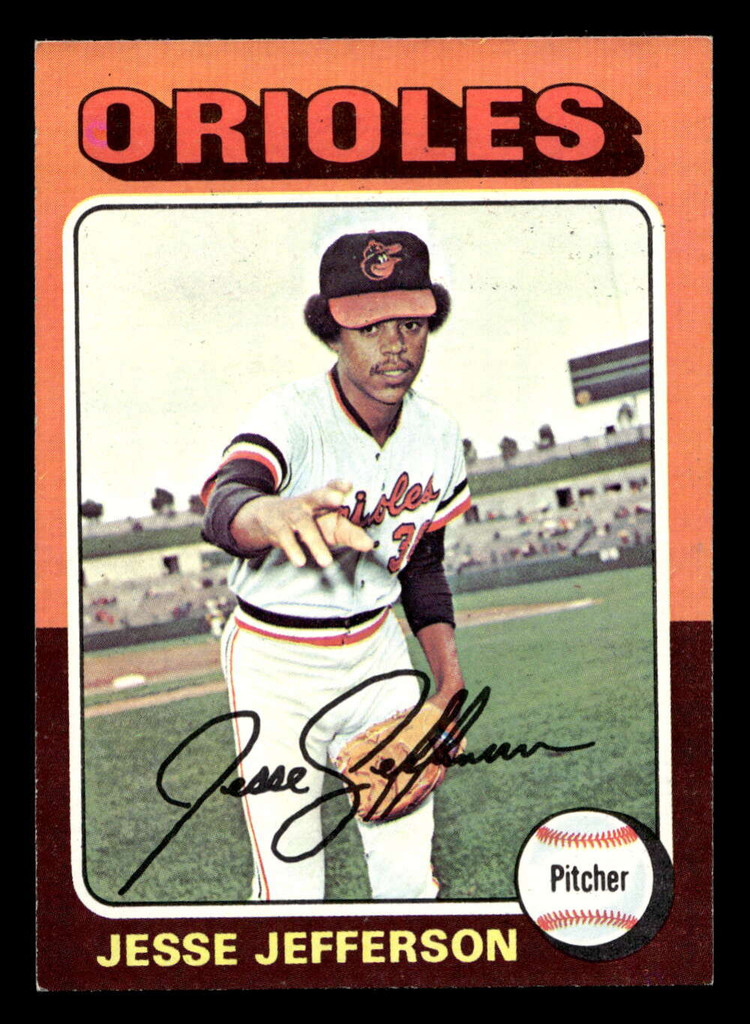 1975 Topps Mini #539 Jesse Jefferson Ex-Mint  ID: 496838