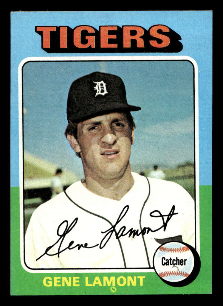 1975 Topps Mini #593 Gene Lamont VG-EX 