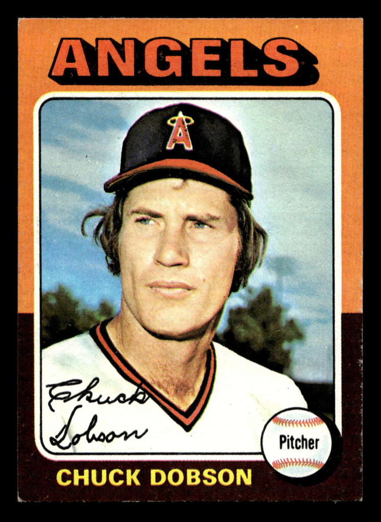 1975 Topps Mini #635 Chuck Dobson Ex-Mint  ID: 496913
