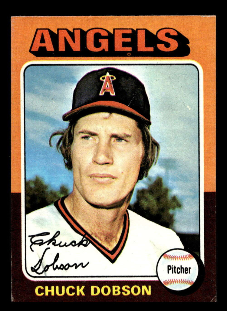 1975 Topps Mini #635 Chuck Dobson Excellent 