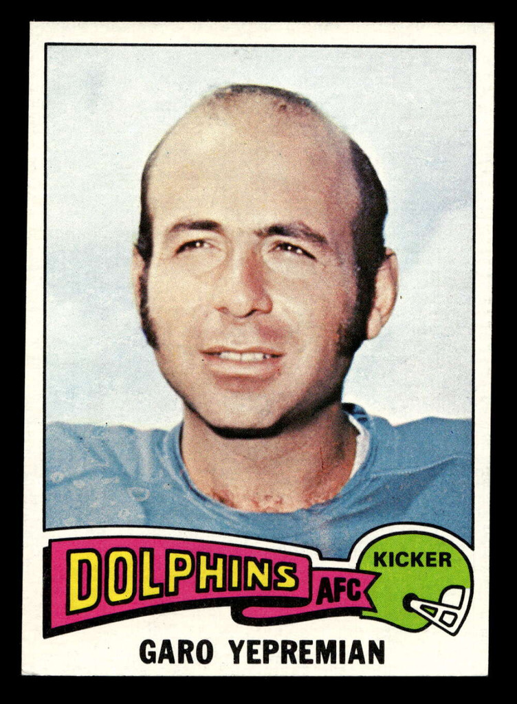 1975 Topps #140 Garo Yepremian Ex-Mint  ID: 497119