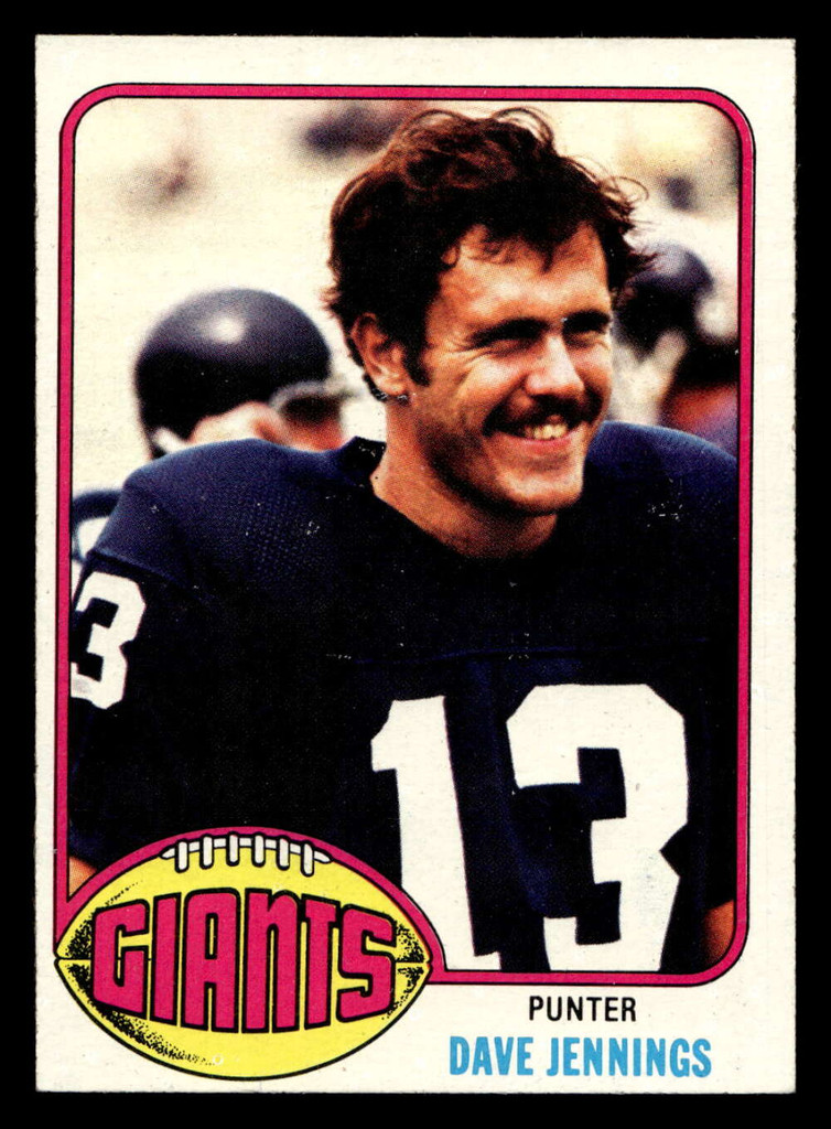 1976 Topps #183 Dave Jennings Near Mint RC Rookie  ID: 499047