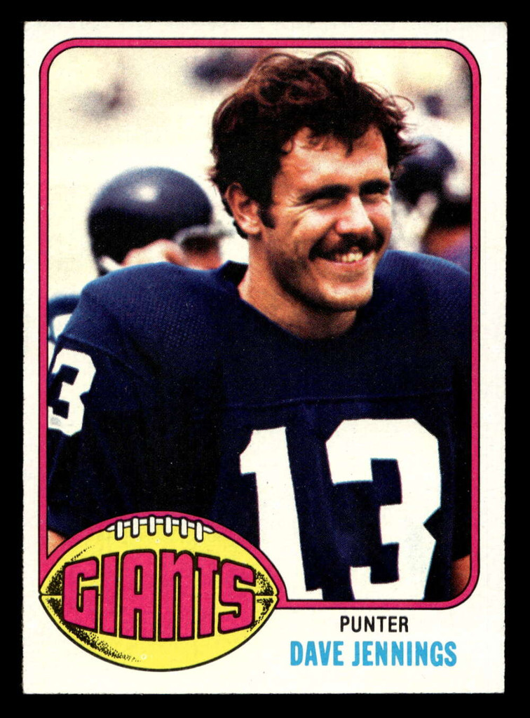 1976 Topps #183 Dave Jennings Near Mint RC Rookie  ID: 499048
