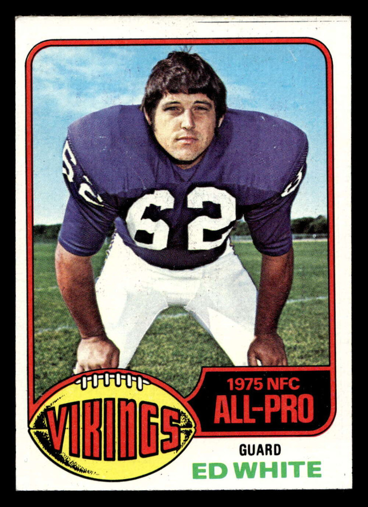 1976 Topps #230 Ed White Ex-Mint RC Rookie  ID: 499283