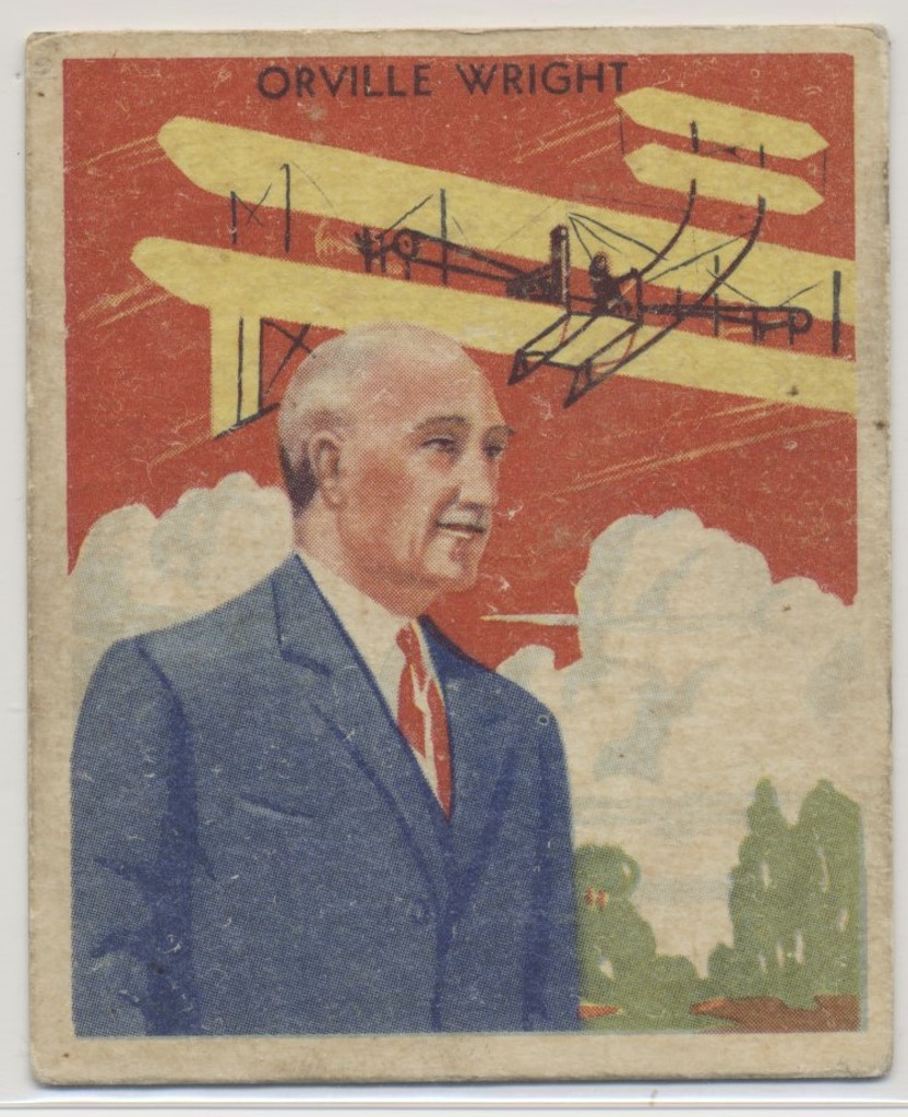 1936 Goudy Sky Birds  Orville Wright  Blank Back  #*sku36748