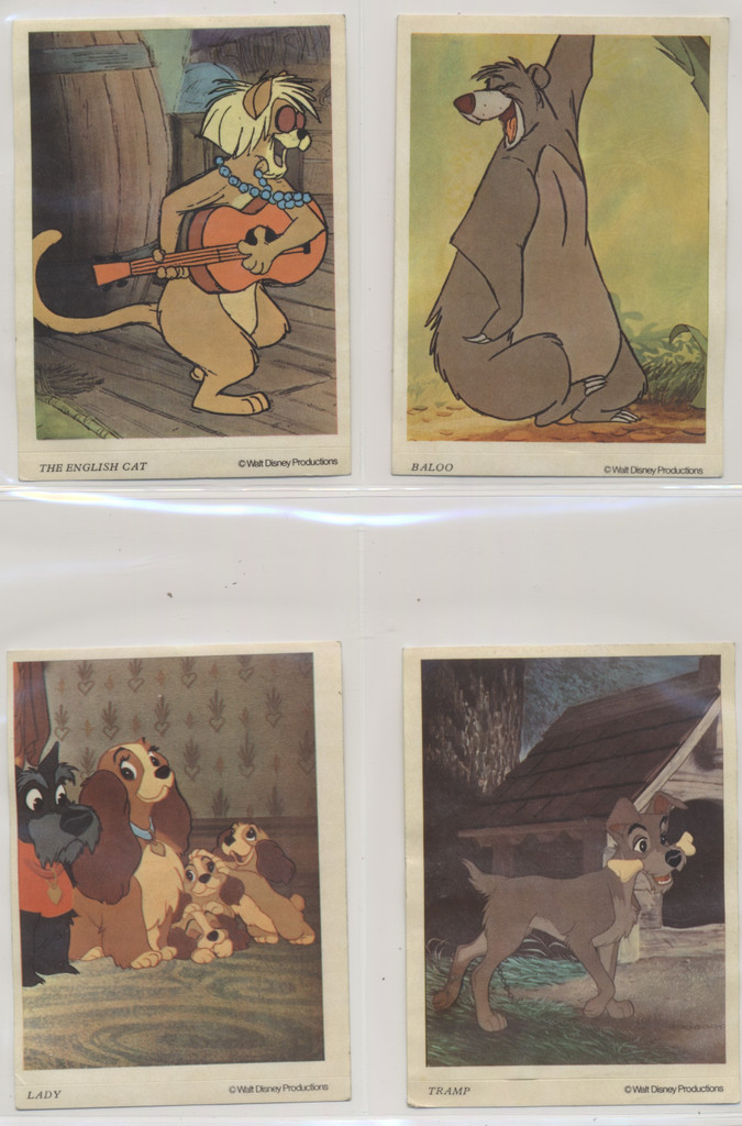 1972 United Kingdom Disney on Parade at Wembley  Lot of 6 plus 1 dup.  #*sku36777