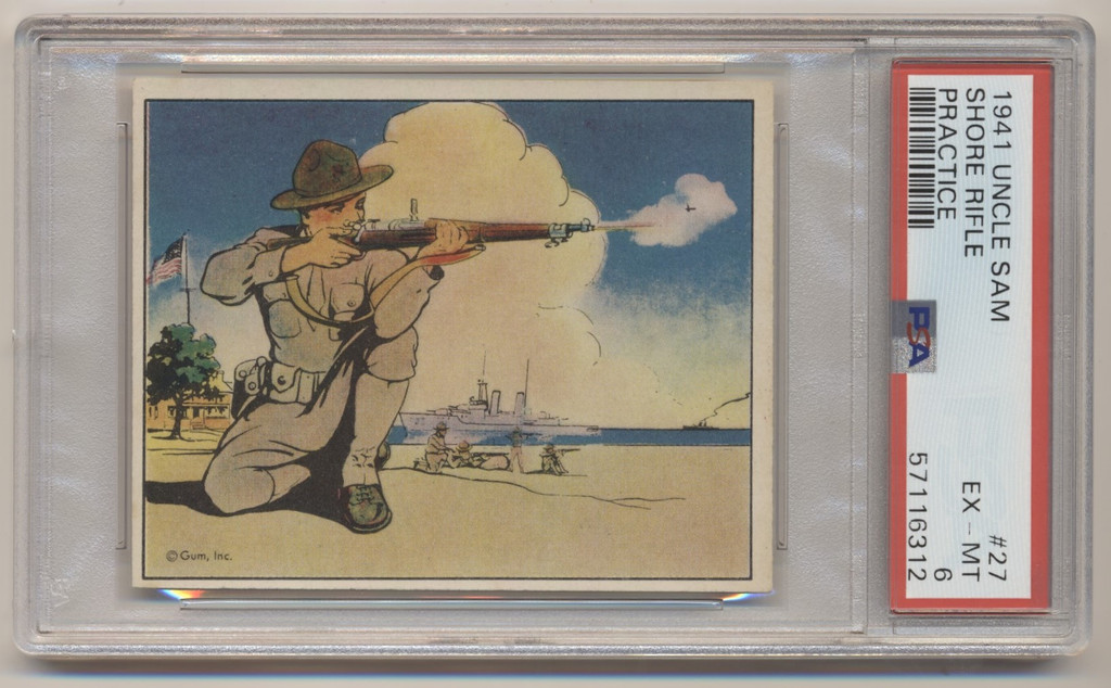 1941 Uncle Sam #27 Shore Rifle Practice PSA 6 EX-MT  #*sku36807