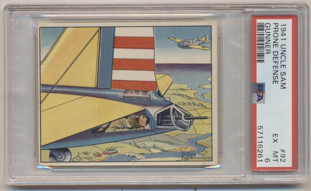 1941 Uncle Sam #92 Prone Defense PSA 6 EX-MT  #*sku36819