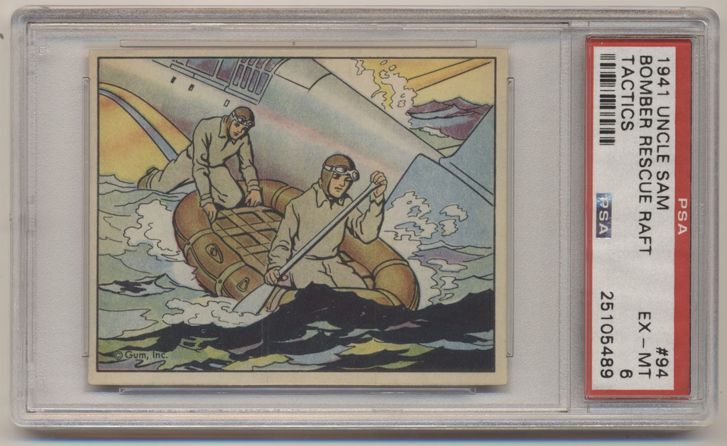 1941 Uncle Sam #94 Bomber Rescue Raft Tactics PSA 6 EX-MT  #*sku36820