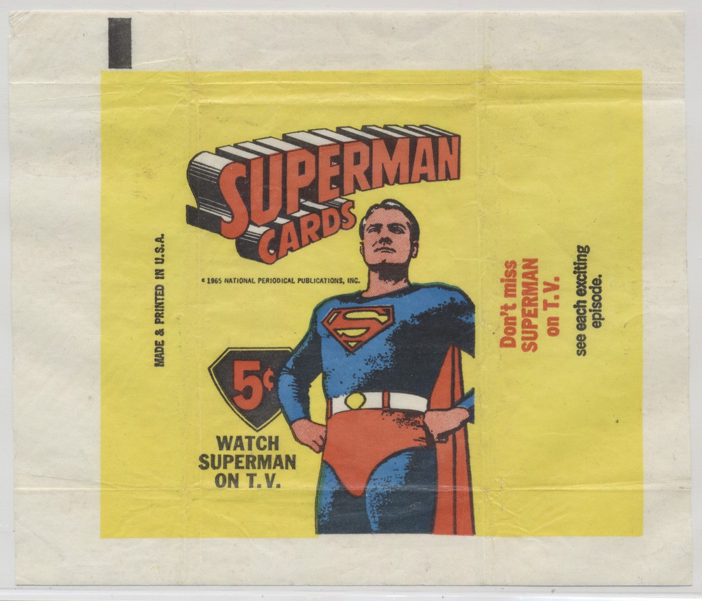 1966 Topps Superman Complete Set with Wrapper  #*sku36868